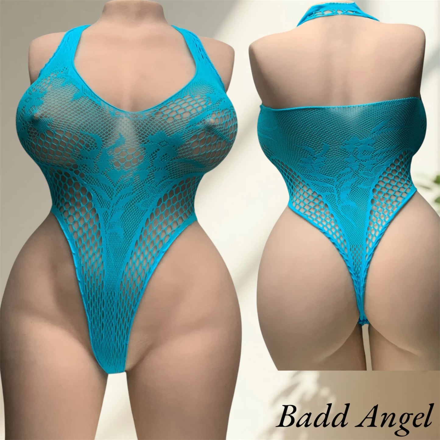 Body en Maille Bleu – Mystère Captivant