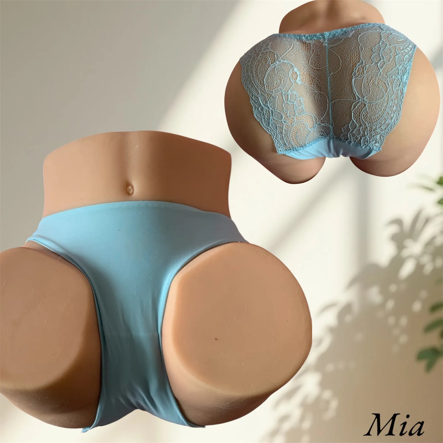 Mia in Sky Blue Lace Briefs – Sensual Softness