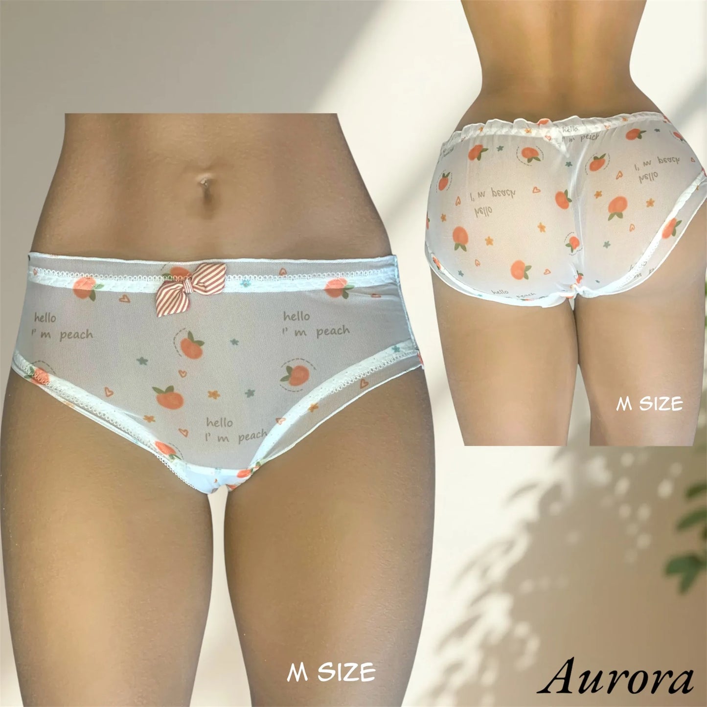 Culotte Kawaii en Tulle Transparent – Douceur et Fantaisie