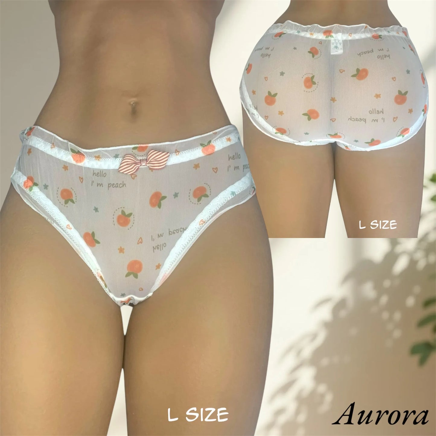 Culotte Kawaii en Tulle Transparent – Douceur et Fantaisie