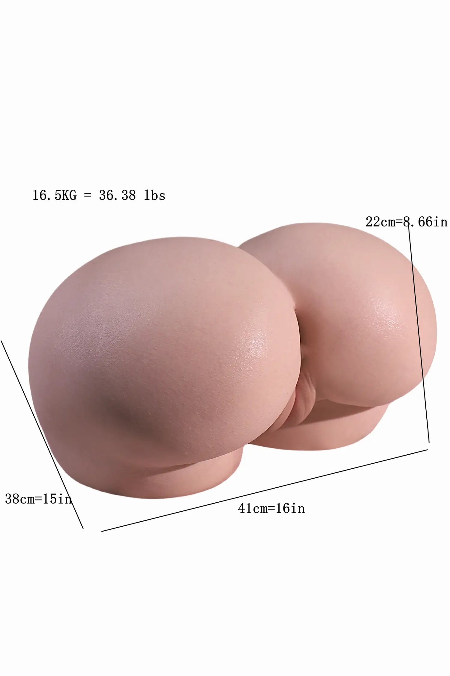Anna Jiggly Booty – Fessier Silicone Platine Ultra Réaliste | JigglyJoy