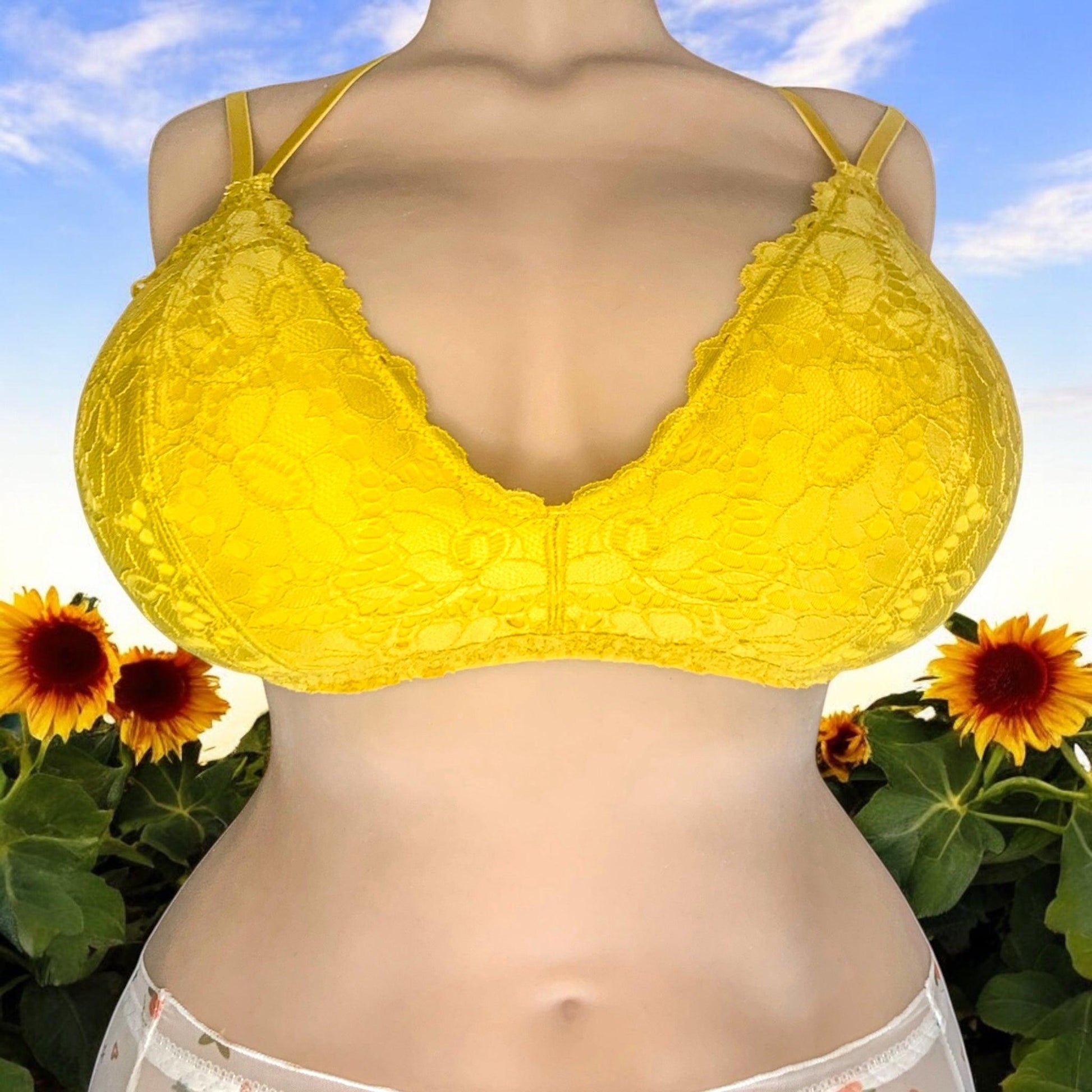 Soutien-gorge triangle en dentelle - Concept Beauty