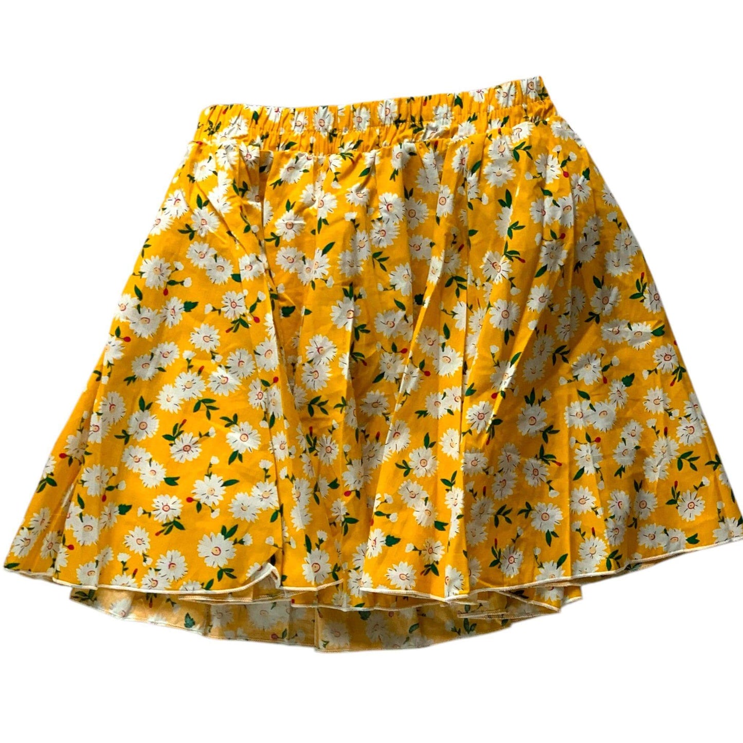 Jupe jaune à fleur - Concept Beauty