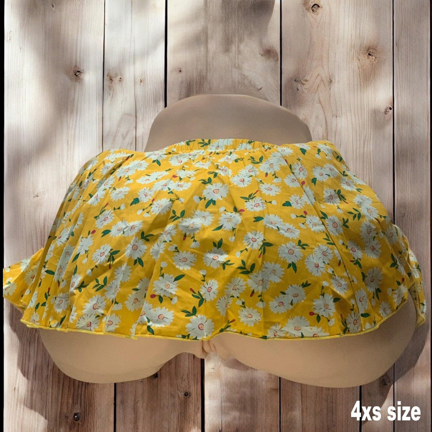 Jupe jaune à fleur - Concept Beauty