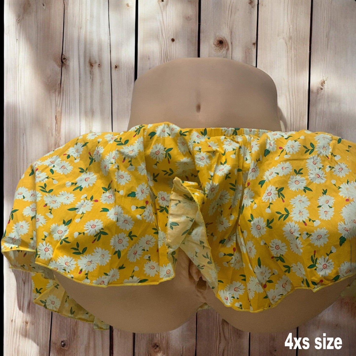 Jupe jaune à fleur - Concept Beauty