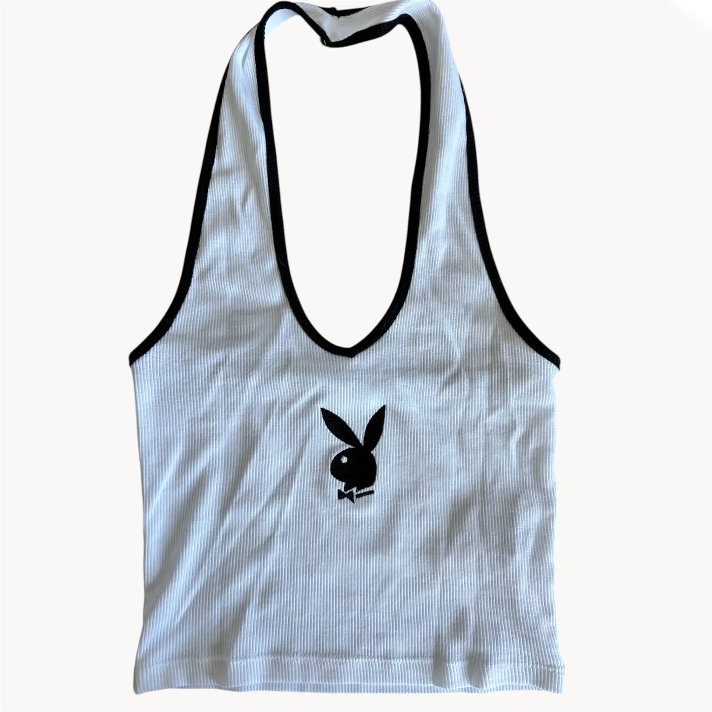 Débardeur Playboy – Crop Top Halter