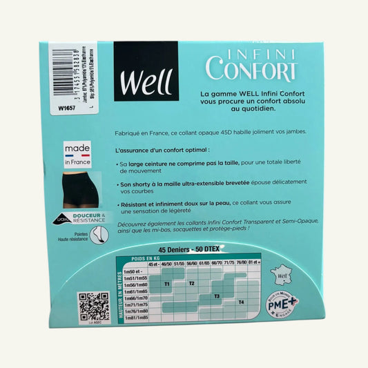 Well 45d tights Made in France