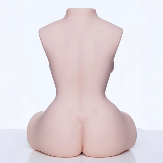 Mina - Aibei Torso Doll 46 cm - Compact & Vibrating with Realistic Moans