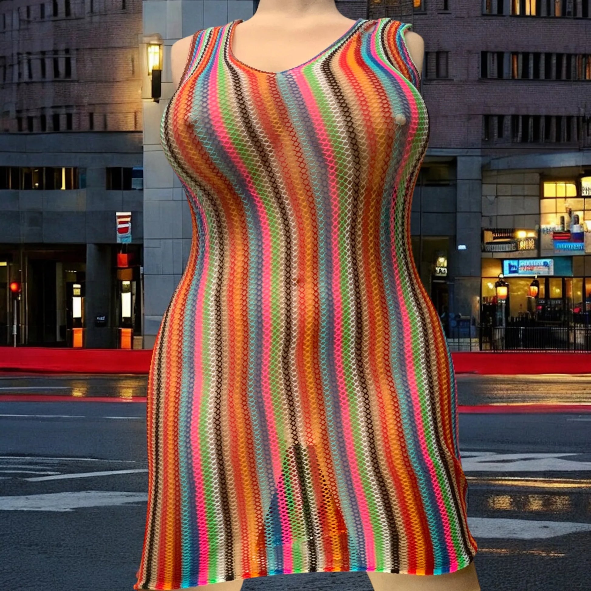 Badd Angel face view multicolor