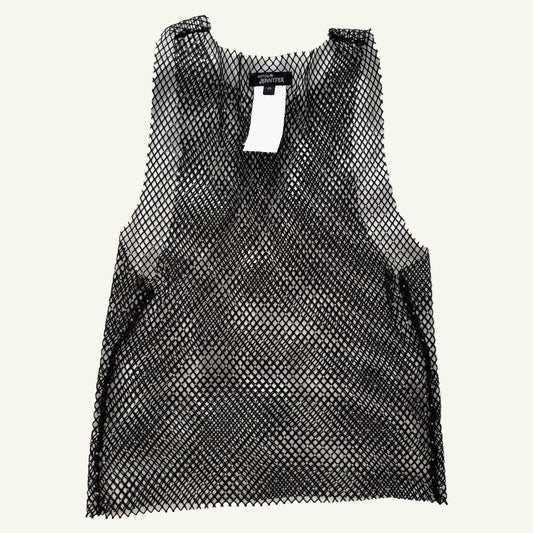 top black fishnet lingerie