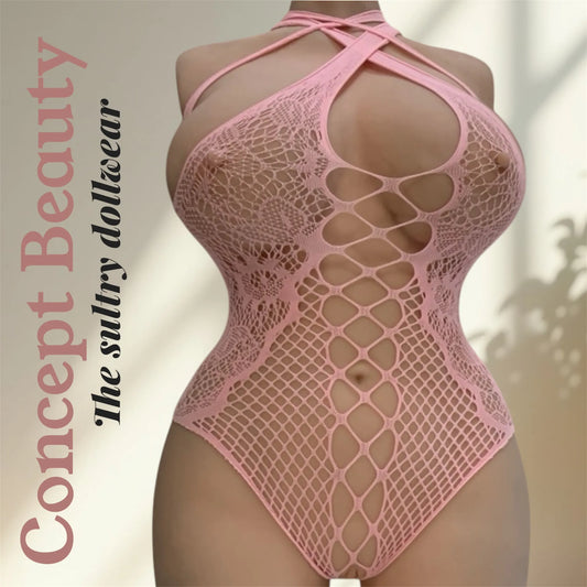 Body en Maille Rose – Lingerie Sensuelle