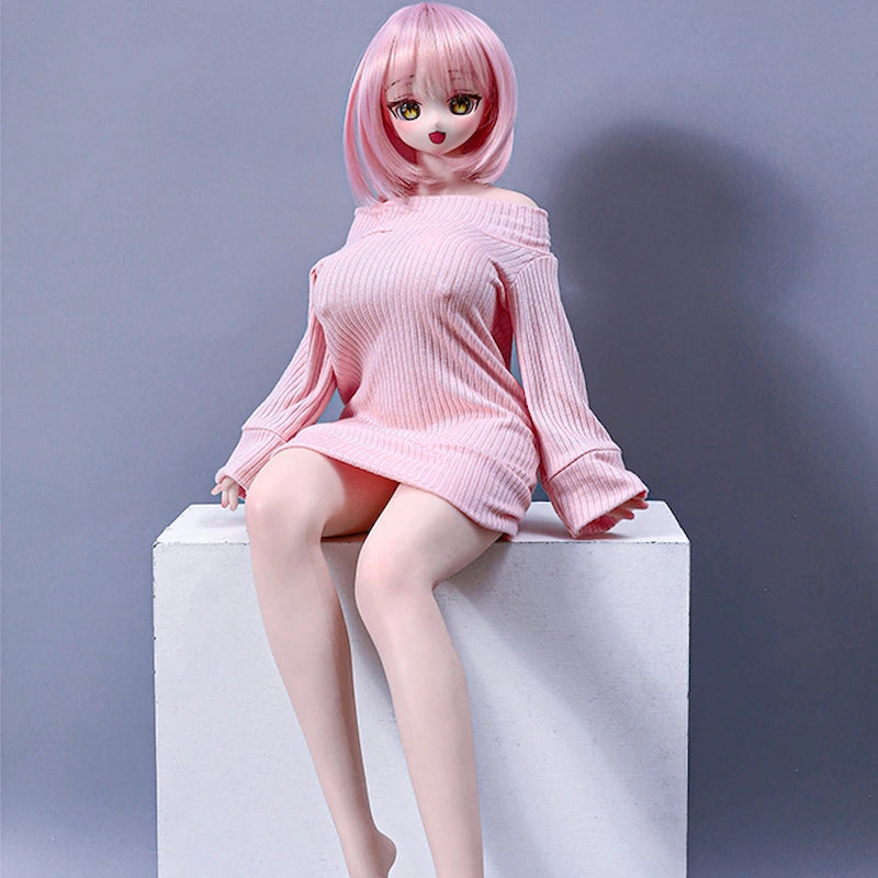 Azami, a minidoll with a soft, lightweight, and realistic silicone body.