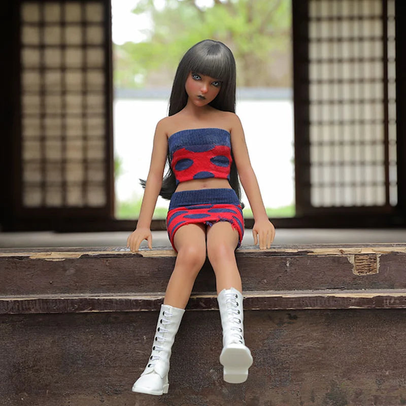 Si60s series - Small-breasted silicone minidoll