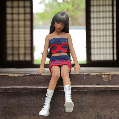 Si60s series - Small-breasted silicone minidoll