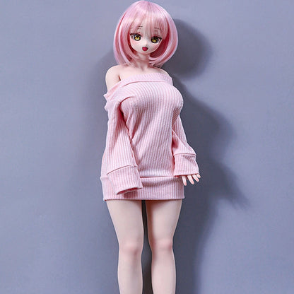 Azami, a minidoll with a soft, lightweight, and realistic silicone body.