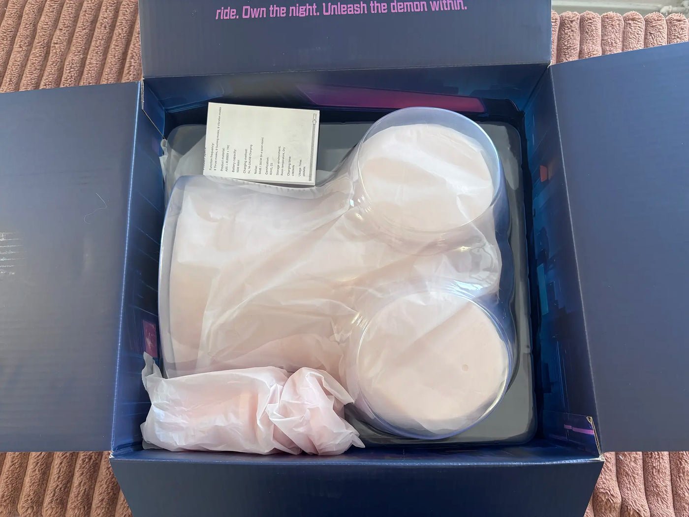 Cherry Auto SPD-X – Infernal Machine, Unleashed Pleasure doll review packaging 5