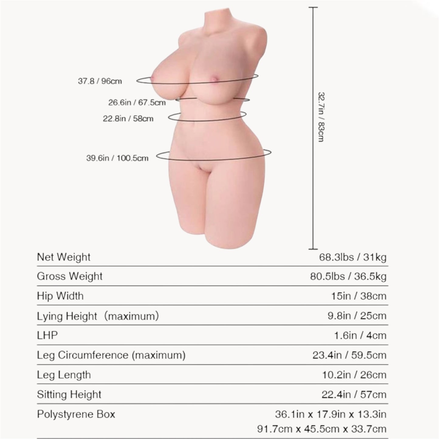 Monroe tantly naked measurement view 