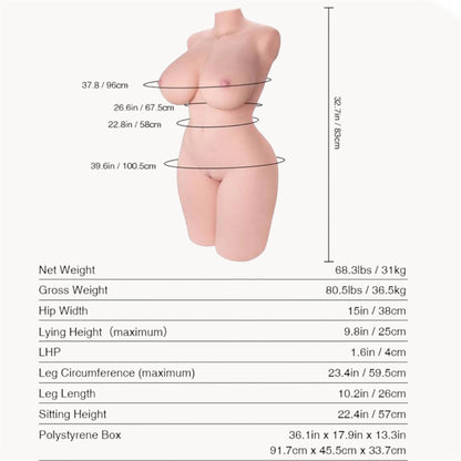 Monroe tantly naked measurement view 