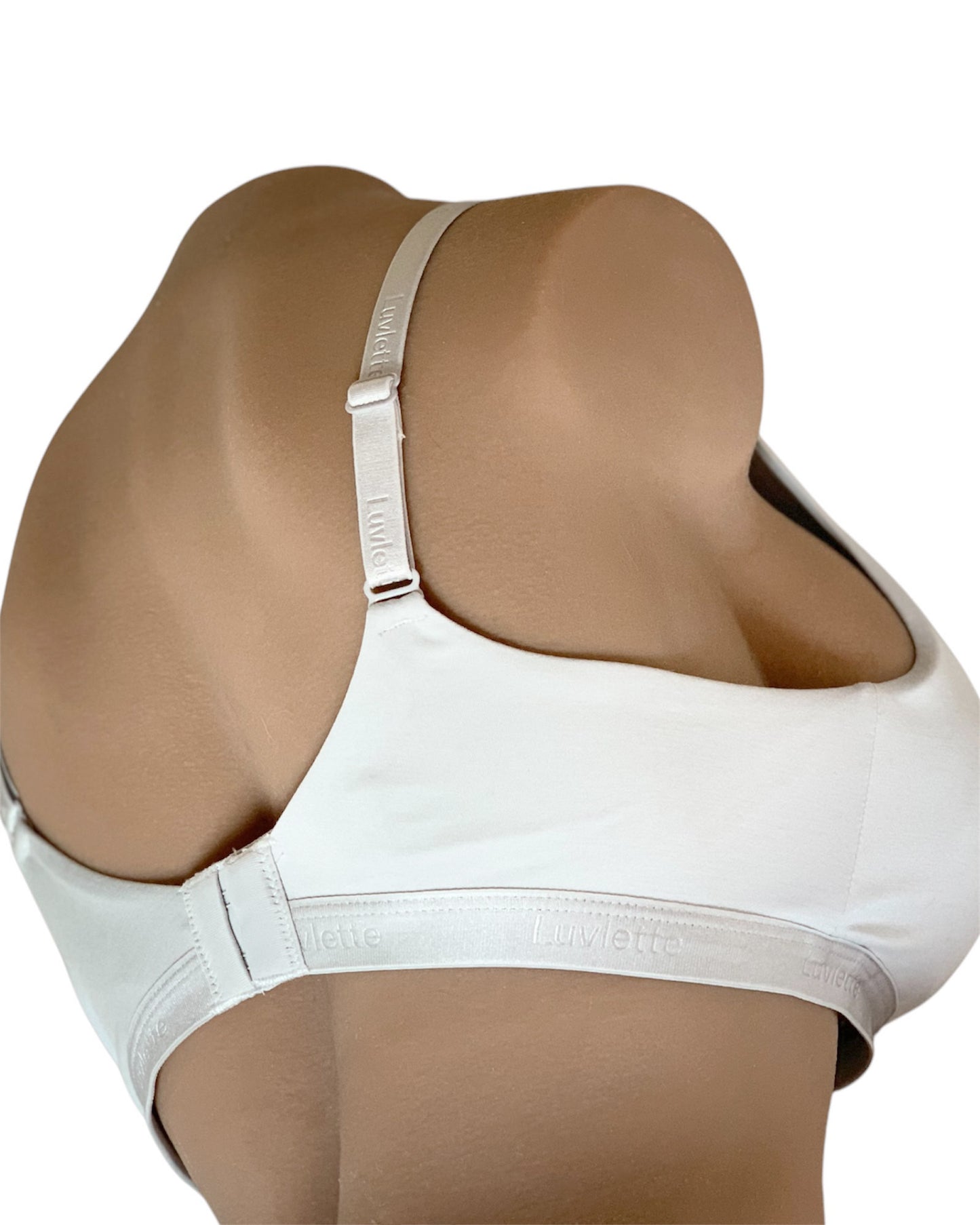 Sport bra wearing by a torso doll from Tantaly