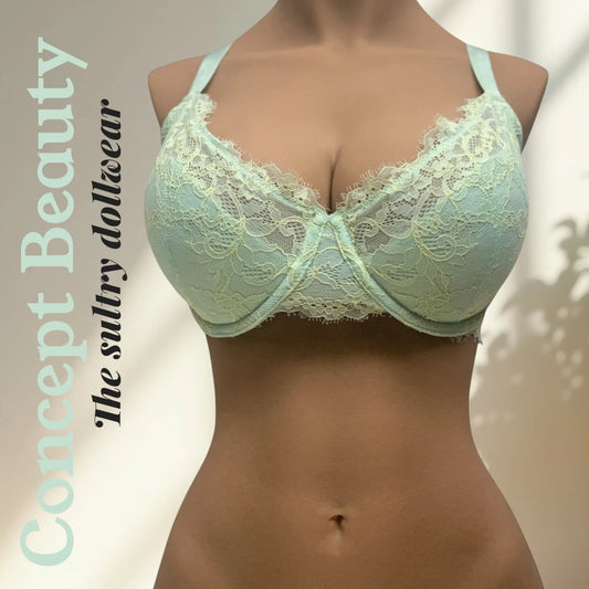 Soutien gorge vert menthe - Élégance et Confort Sublimés