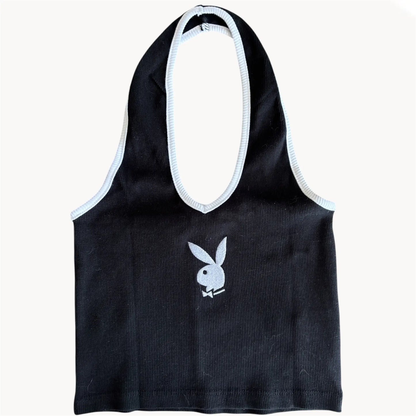 Débardeur Playboy – Crop Top Halter