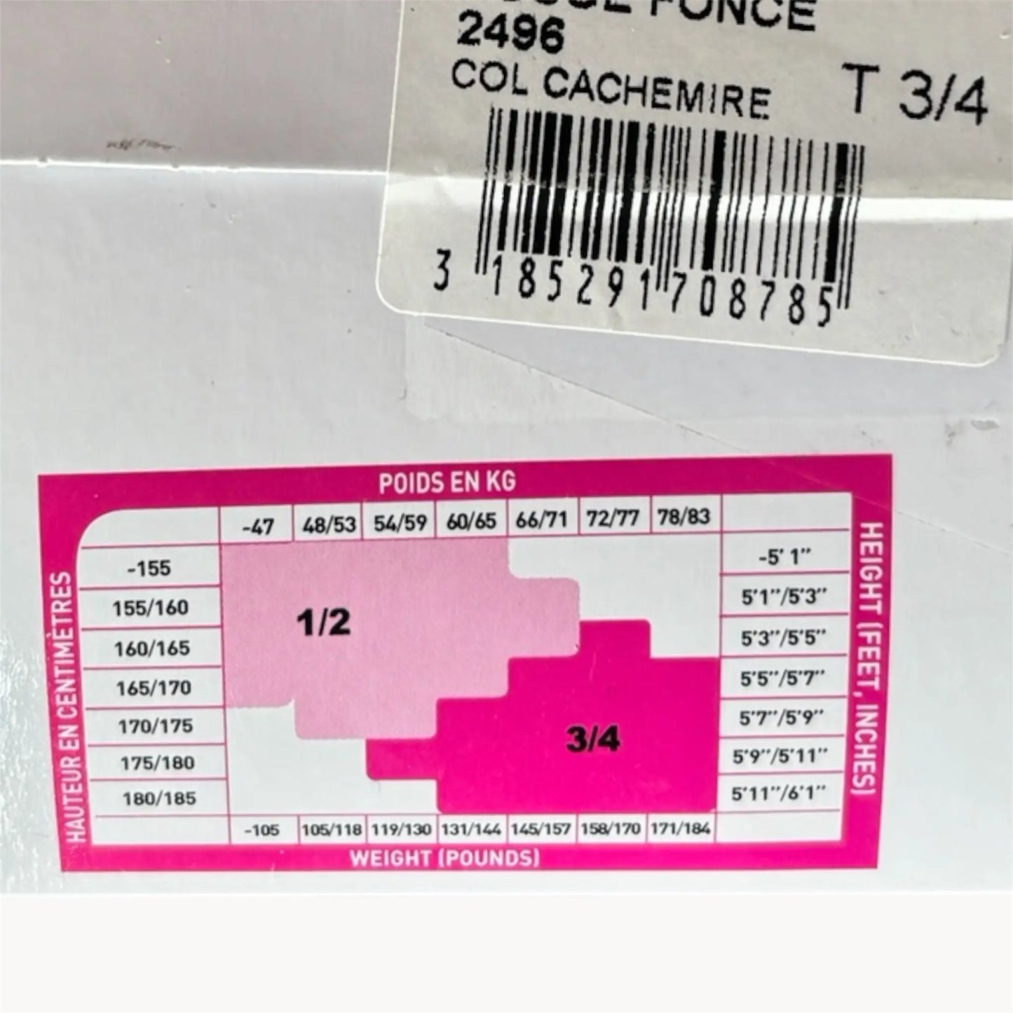 Le Bourget ModaChaud 80d Tights Made in France