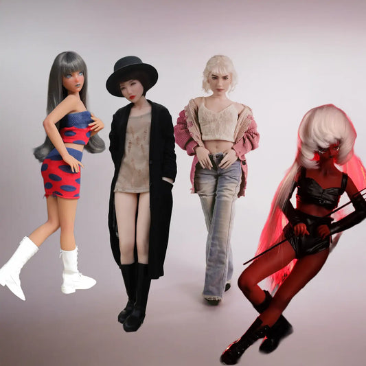 Si60s series - Small-breasted silicone minidoll