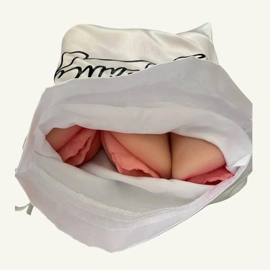 sultry dollwear protective bag with onaholes