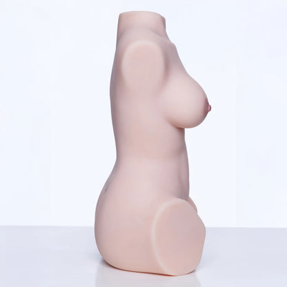 Mina - Aibei Torso Doll 46 cm – Compacte & Vibrante avec Gémissements Réalistes