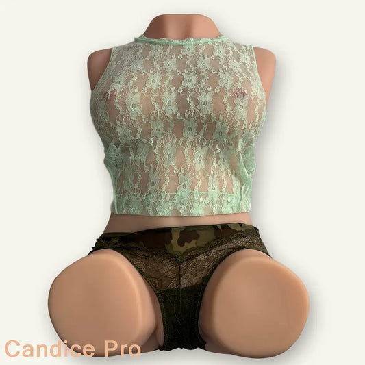 Crop Top Dentelle Vert d’Eau – Voile Sensuel