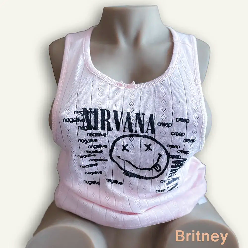 Top Nirvana Rose – Lässige Rebellion