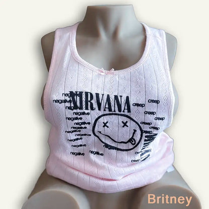 Top Nirvana Rose – Lässige Rebellion