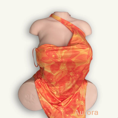 Robe Orange Tie-Dye, Esprit Solaire