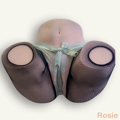 Schwarze Netzstrümpfe / Oberteil für Minipuppe – Basic