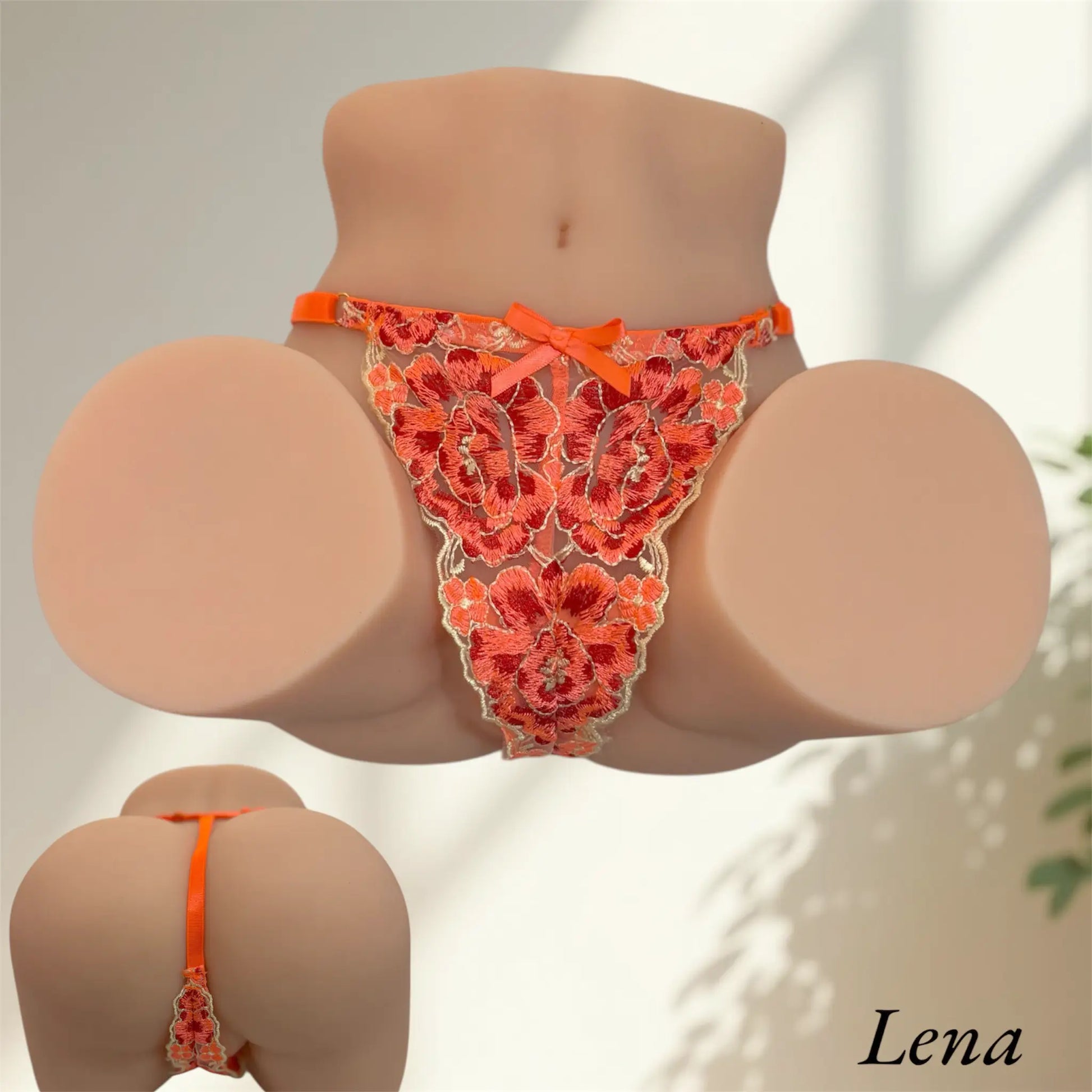 lena in floral passion panties lingerie doll torso