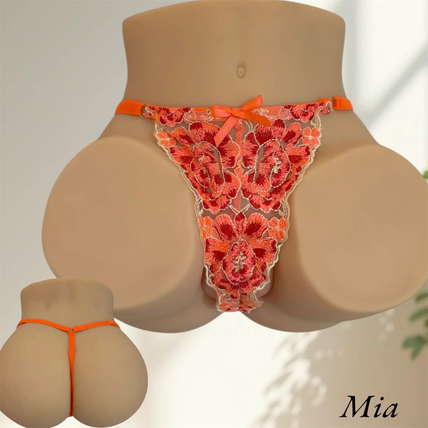 mia in floral passion panties lingerie doll torso