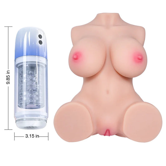 Selena – 3-in-1 Mini Torso, Total Pleasure &amp; Compact Size