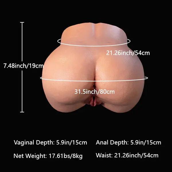 YL-38 Sofia – Realistischer Silikon-Anus-Masturbator 8 kg