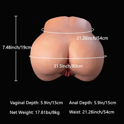 YL-38 Sofia – Realistischer Silikon-Anus-Masturbator 8 kg